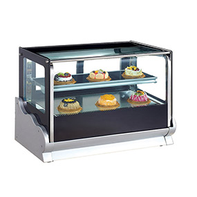 Front Open Cake Refrigerated Display Racks and Shelves for Bakery